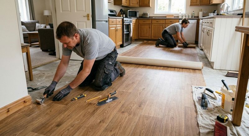Linoleum Floor Installation in Pompano Beach, FL