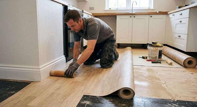 Sheet Linoleum Installation in Pompano Beach, FL
