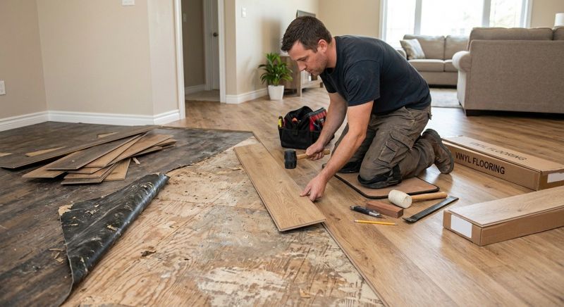 Vinyl Flooring Installation in Pompano Beach, FL