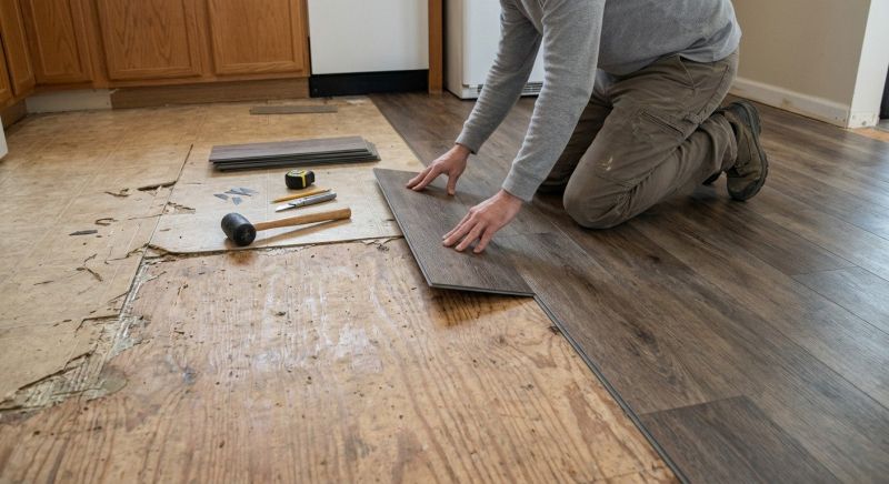 Vinyl Tile Replacement in Pompano Beach, FL